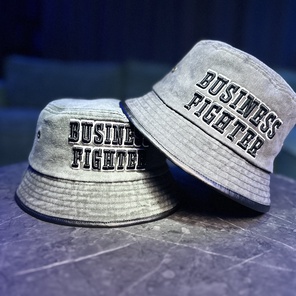 Панама "Business fighter" серый хаки