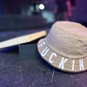 Панама ABSOULFUCKINLUX бежевая