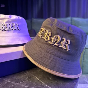 Хлопковая панама "готика" мокрый асфальт