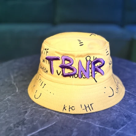 Жёлтая детская панама